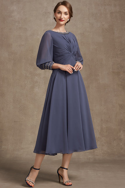 Robe Cérémonie Mousseline Nuit - gallery 5