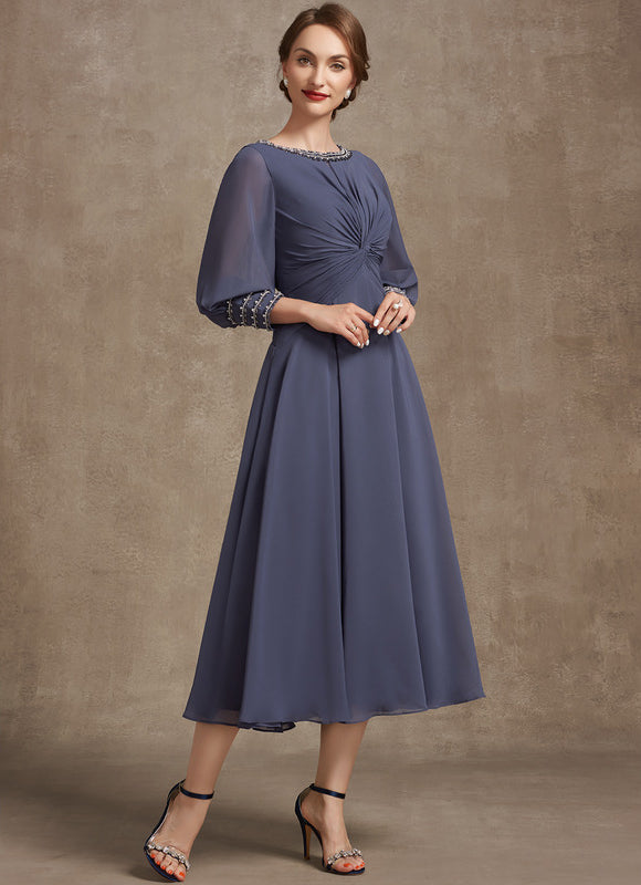 Robe Cérémonie Mousseline Nuit - gallery 5