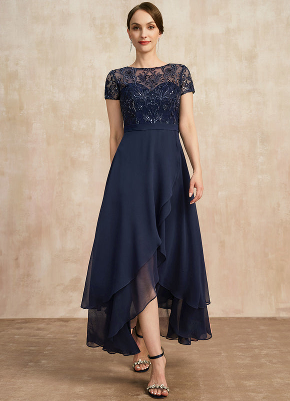 Robe Cérémonie En Dentelle Marine