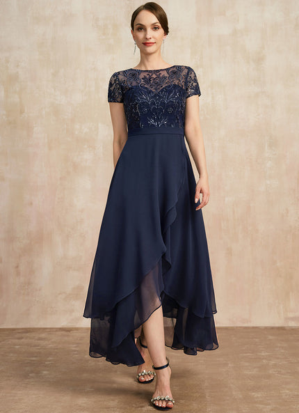 Robe Cérémonie En Dentelle Marine