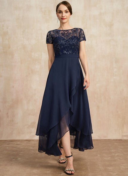 Robe Cérémonie En Dentelle Marine