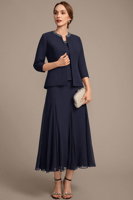 Robe Cérémonie Ensemble Chic Marine - gallery 4