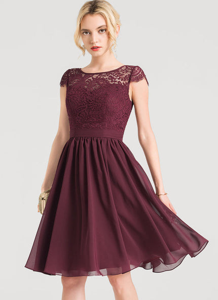 Robe Cérémonie Violet Élégant