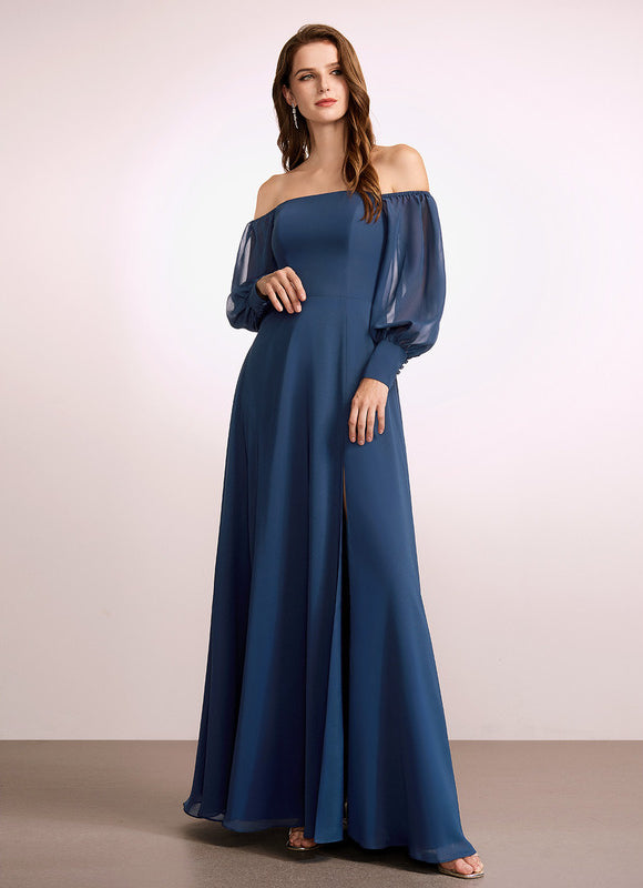 Robe Cérémonie Mousseline Vert Profond - gallery 2
