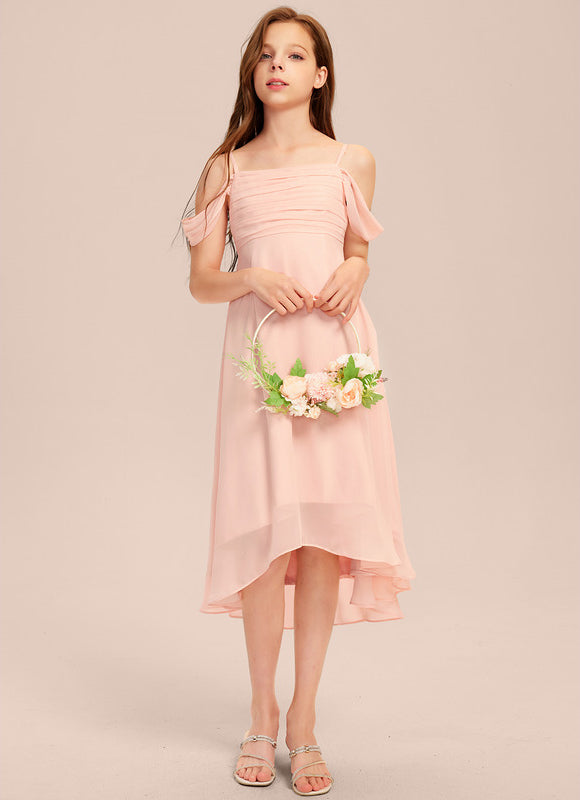 Robe Cérémonie Mousseline Vert Tendre - gallery 2