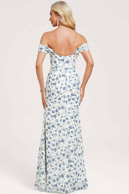 Robe Cérémonie Élégante À Décolleté - gallery 4