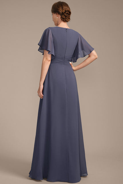 Robe Cérémonie Mousseline Sombre - gallery 5