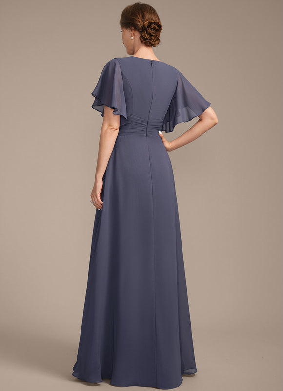 Robe Cérémonie Mousseline Sombre - gallery 5