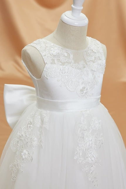 Robe Blanche Dentelle Ceremonie - gallery 2