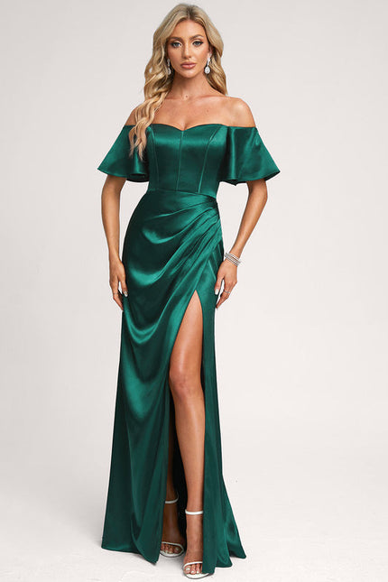 Robe Cérémonie Satin Cuivrée - gallery 4