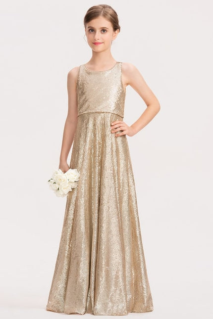 Robe Cérémonie Pailletée Longue - gallery 2