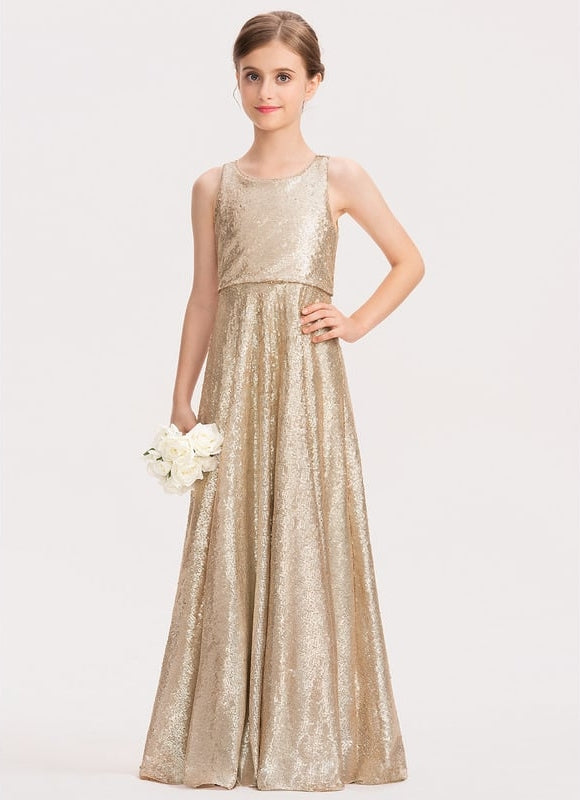 Robe Cérémonie Pailletée Longue - gallery 2