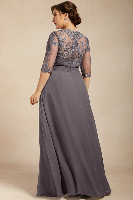 Robe Ceremonie Grande Taille Occasion - gallery 5