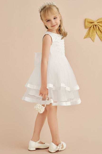 Robe Cérémonie Tulle Crème - gallery 1