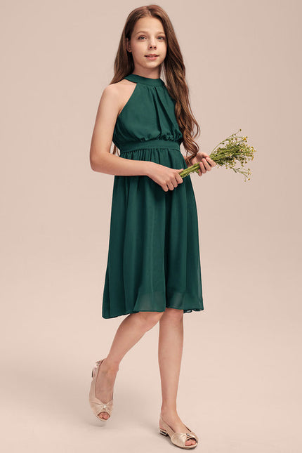 Robe Cérémonie Vert Émeraude Chic - gallery 3