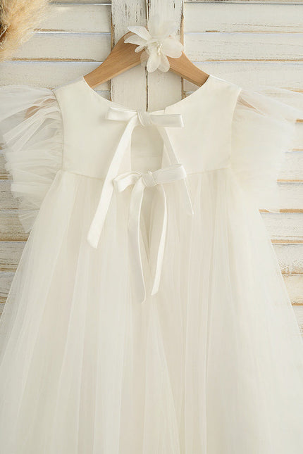 Robe Cérémonie Nuageuse Écrue - gallery 1