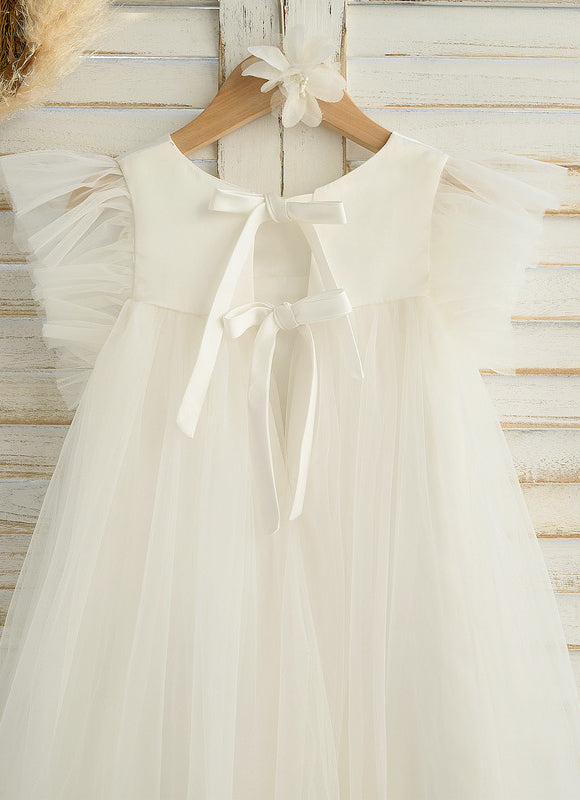 Robe Cérémonie Nuageuse Écrue - gallery 1