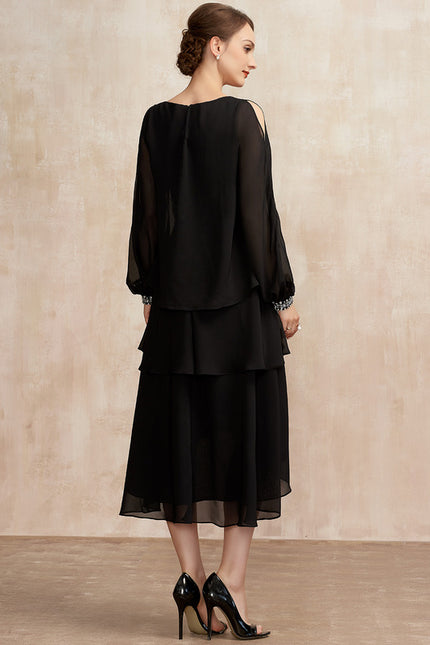 Robe Cérémonie Noire Aérienne - gallery 4