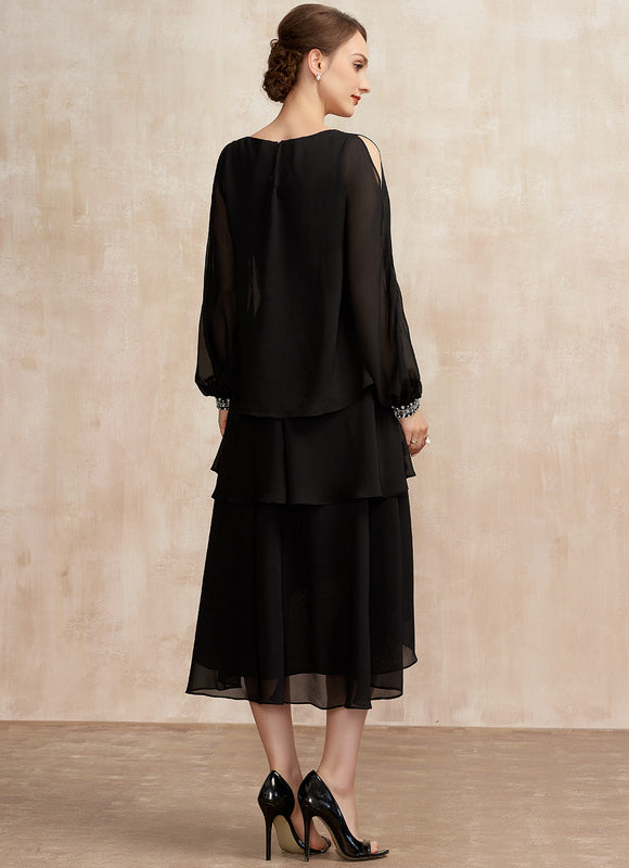 Robe Cérémonie Noire Aérienne - gallery 4