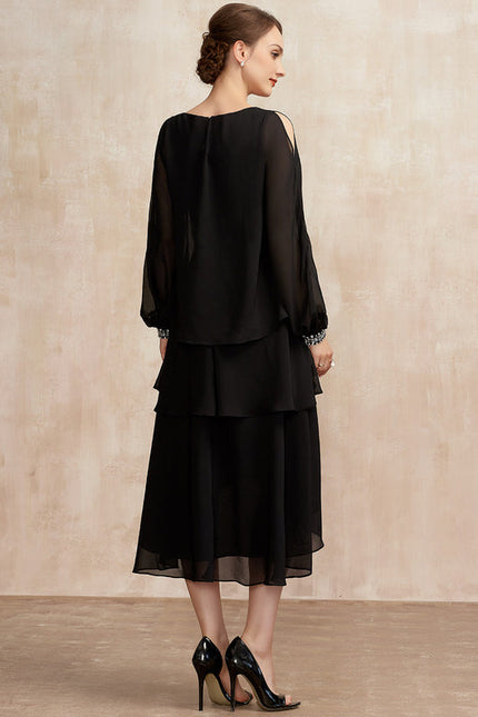 Robe Cérémonie Noire Aérienne - gallery 4