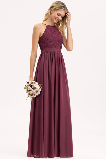 Robe Cérémonie Dentelle Bordeaux - gallery 1
