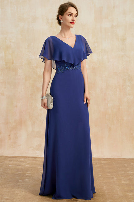 Robe Cérémonie Vaporeuse Bleu - gallery 3