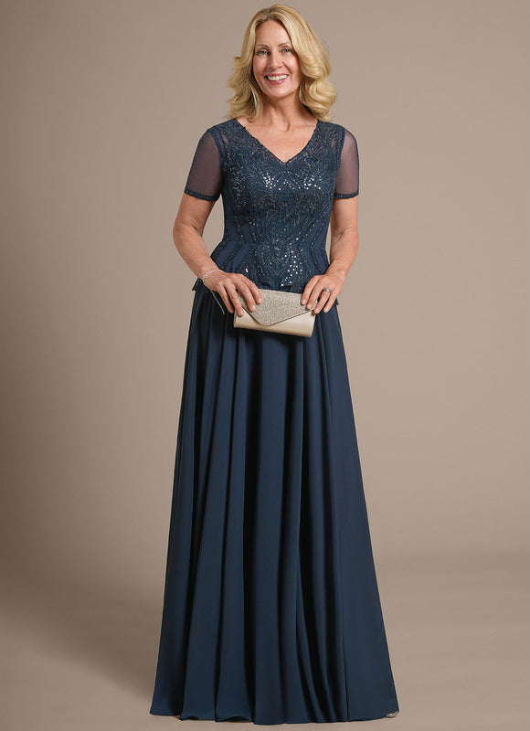 Robe Cérémonie Longue Bleu Royal - gallery 3