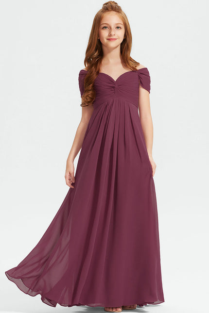 Robe Ceremonie Grande Taille Bordeaux - gallery 3