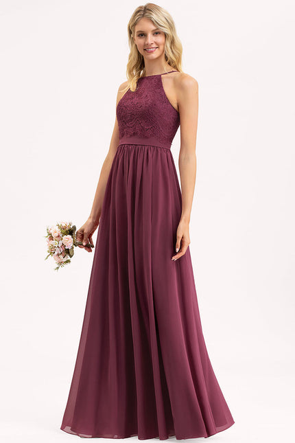 Robe Cérémonie Dentelle Bordeaux - gallery 2