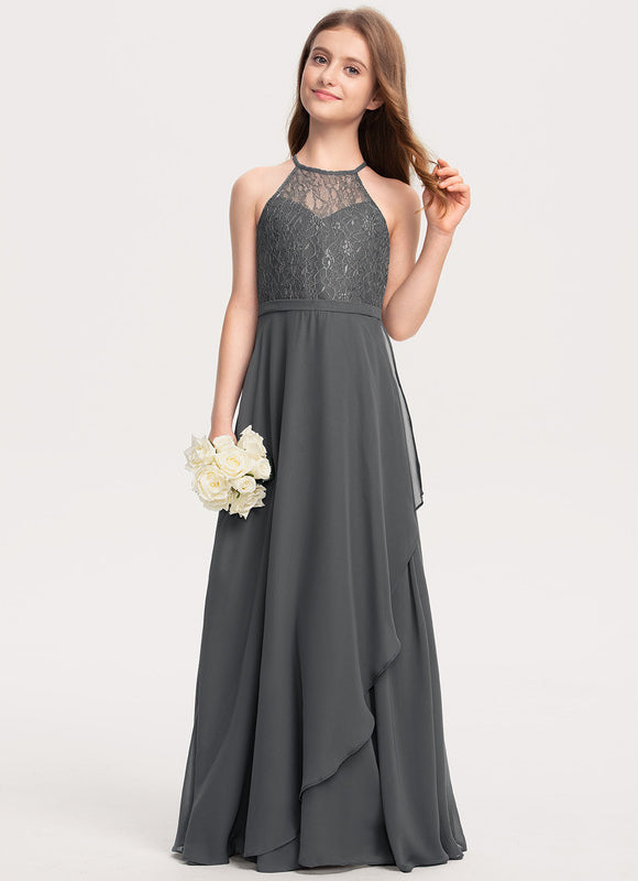 Robe Cérémonie Grise Éthérée - gallery 1