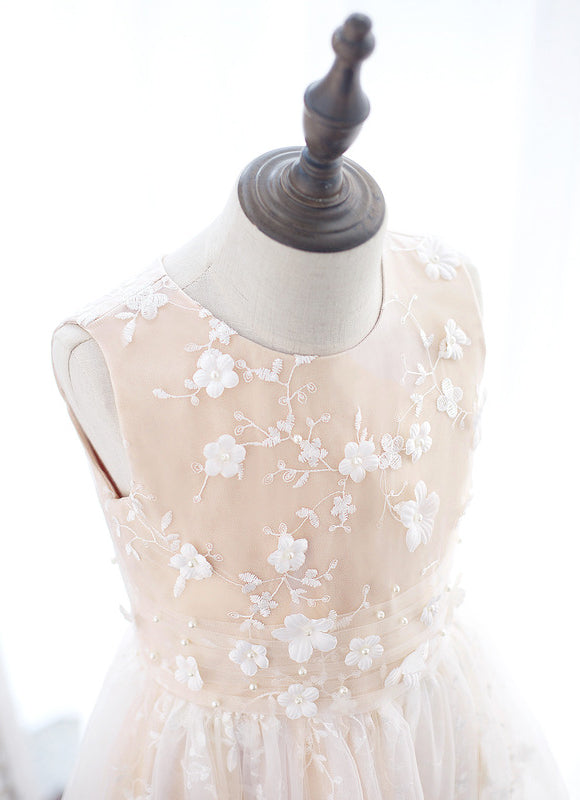 Robe Cérémonie Fleurie Étoilée - gallery 7