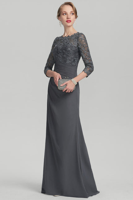 Robe Cérémonie Gris Élégant - gallery 1