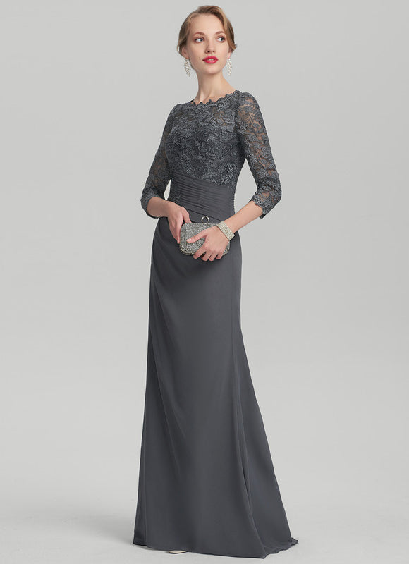 Robe Cérémonie Gris Élégant - gallery 1