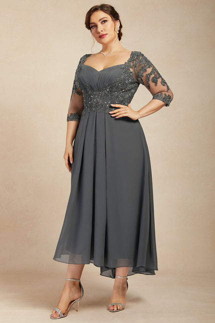 Robe Cérémonie Ajourée Marine - gallery 8