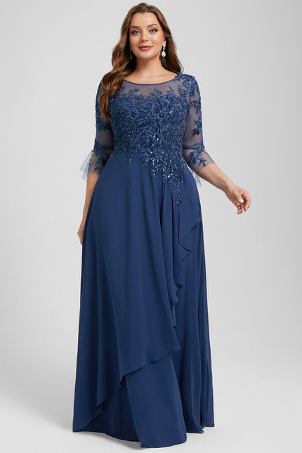 Robe Cérémonie Fluide Dentelle - gallery 9
