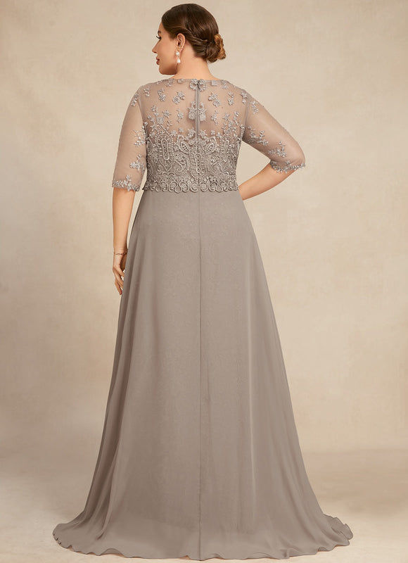 Robe Longue Ceremonie Beige - gallery 9