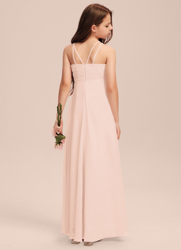 Robe Cérémonie Longue Froncée - gallery 1