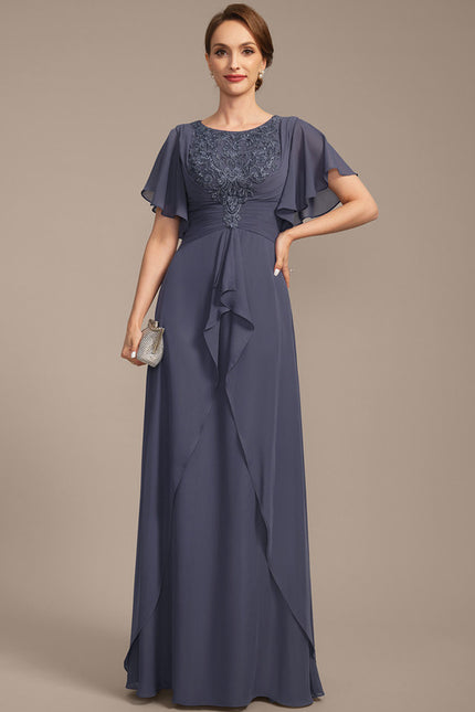 Robe Cérémonie Mousseline Sombre - gallery 2