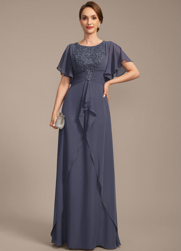 Robe Cérémonie Mousseline Sombre - gallery 2