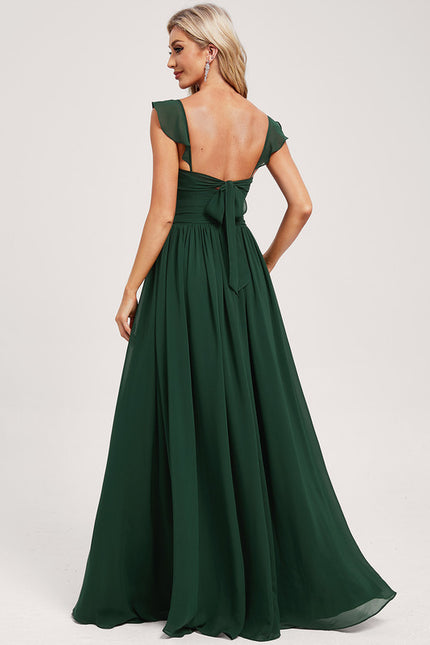 Robe Cérémonie Longue Volants Rose - gallery 4