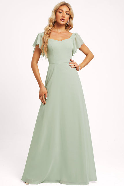 Robe Cérémonie Longue Volants Rose - gallery 5