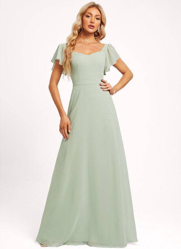 Robe Cérémonie Longue Volants Rose - gallery 5