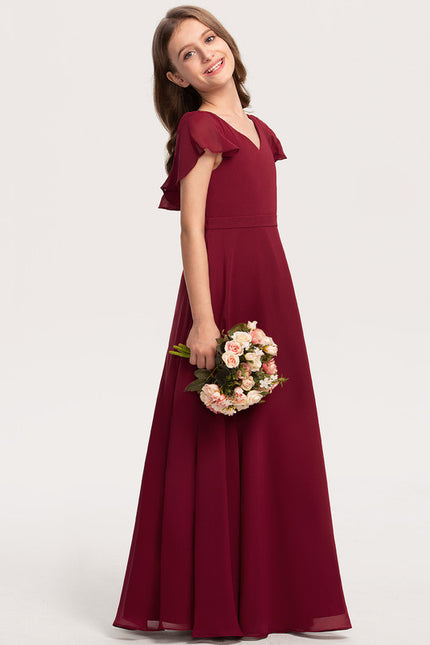 Robe Cérémonie Mousseline Bleu Pastel - gallery 2