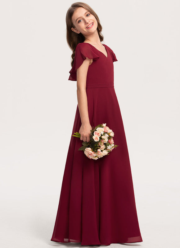 Robe Cérémonie Mousseline Bleu Pastel - gallery 2