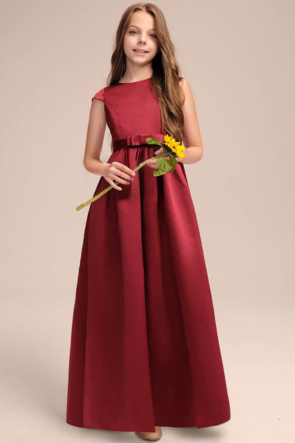 Robe Cérémonie Rouge Satiné