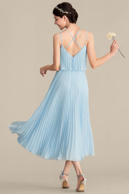 Robe Cérémonie Plissée Céleste - gallery 2