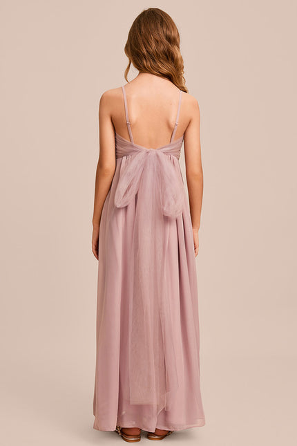 Robe Cérémonie Longue Vert Deau - gallery 5