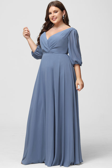 Robe Cérémonie Longue Volants Rose - gallery 8