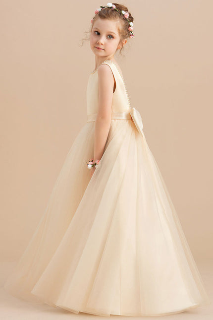 Robe Cérémonie Tulle Écrue - gallery 4