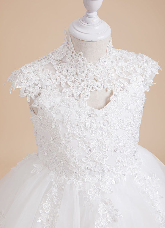 Robe Blanche Ceremonie Pas Cher - gallery 1